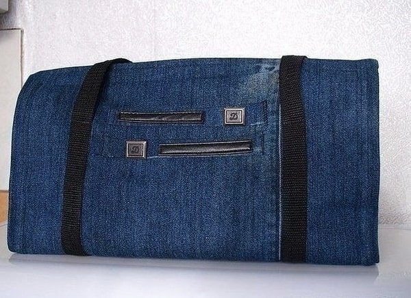Дорожная сумка из джинсов: как сшить самостоятельно с примерами выкройки